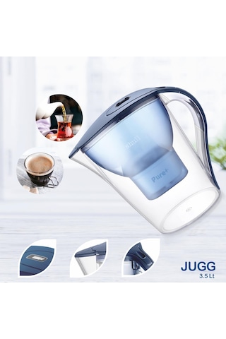 Jugg I Su Arıtma Sürahisi I Pure+ Ve Maxtra Filtreleri İle Uyumlu