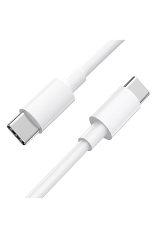 Abatech Type-c To Type-c Hızlı Şarj Ve Data Kablosu 6 Amper Beyaz