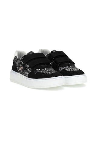 U.S. Polo Assn. Kız Çocuk Siyah Simli Sneaker Ayakkabı 50315552-VR046