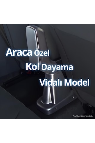 S-dizayn Citroen C3 Kol Dayama Kolçak Abs Vidalı Siyah 2017 Üzeri A+kalite