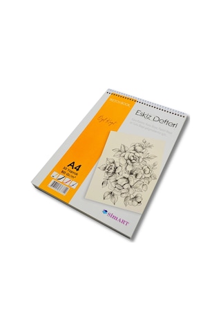 Sim A4 50 Yaprak Eskiz Defteri