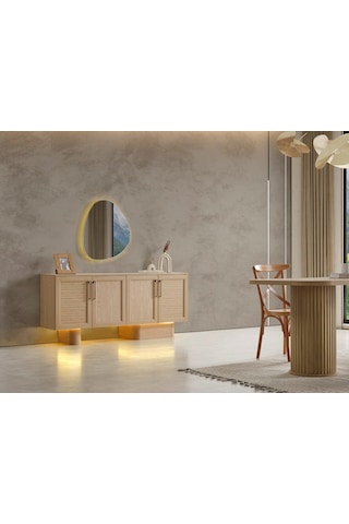 Azure Mdf Yemek Odası Meşe