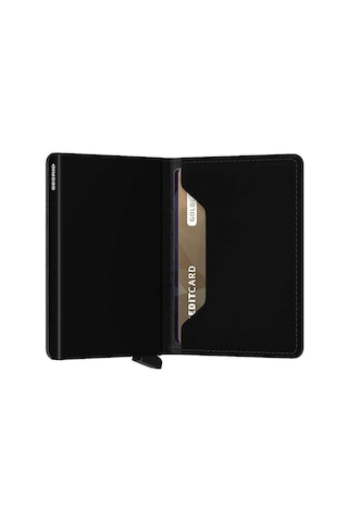 Secrid Slimwallet Matte Kartlık Cüzdan, Siyah Çok Renkli
