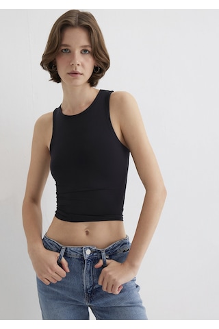 Mavi - Halter Yaka Siyah Poliamid Atlet 1613499-900 Siyah