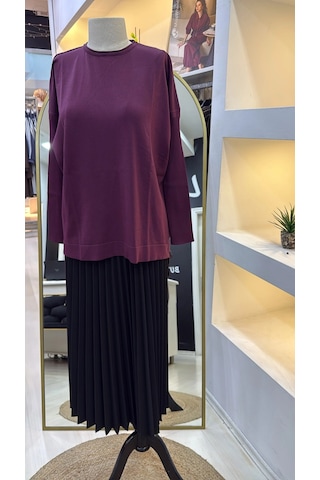 Nuss Triko Tunik Vişne K116