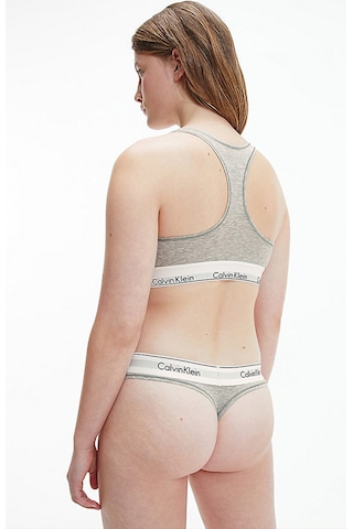 Calvin Klein Kadın Marka Logolu Elastik Bantlı Günlük Kullanıma Uygun Gri Külot 0000f3786e 020 Gri1