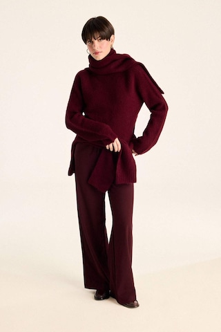 Defacto Regular Fit Yarım Balıkçı Yaka Kazak F4768ax25wnbr466 Bordo