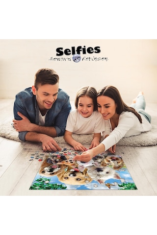 Prime 3d - Köpek Selfie 500 Parça Yetişkin Puzzle 10376
