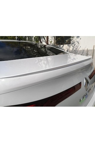 Renault Megane 4 Sedan Kasa Bagaj Üstü Spoiler Parlak Beyaz