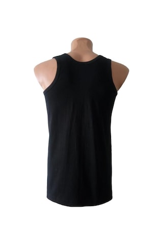 12 Li Paket Nazar Yıldız Erkek Penye Atlet Renk Seçenekli Siyah