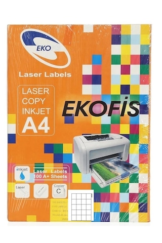 Ekofis Lazer Etiket 45 45 2400 Lü Diğer