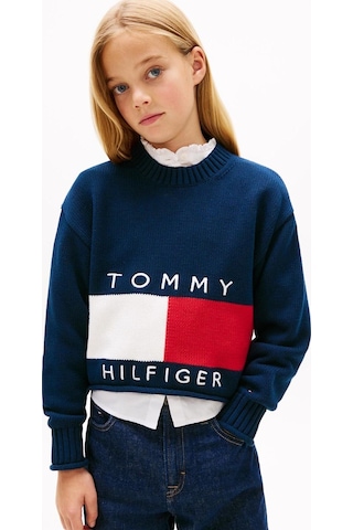 Tommy Hilfiger Kız Çocuk Triko Kg0kg08922 Lacivert