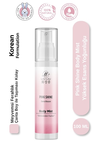 Pink Shine & Radiant Glamour Yüksek Kalıcılıklı Vücut Parfümü & Body Mist 100 Ml Çiçek - Meyve