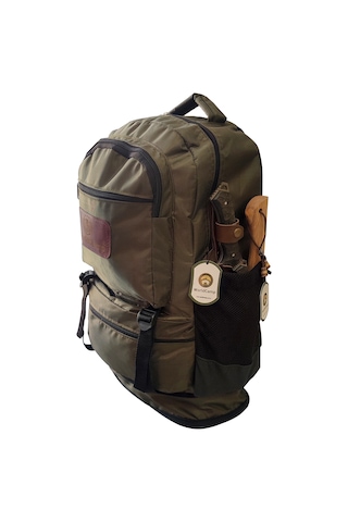 Worldcamp Körüklü Dağcı Sırt Çantası 50 Litre Kapasiteli Kamp Çantası Haki