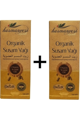 Harmanyeri Organik Susam Yağı 100 ml 2 Adet