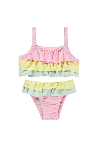 Civil Baby Kat Kat Fırfırlı 6-18 Ay Mayo - Pembe