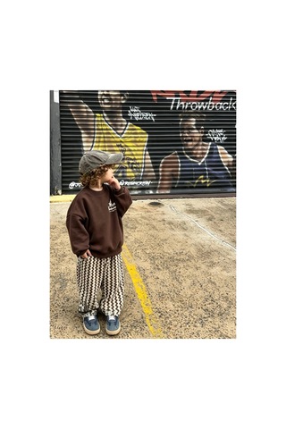Poala Kids Bonila Sweatshirt Kahverengi