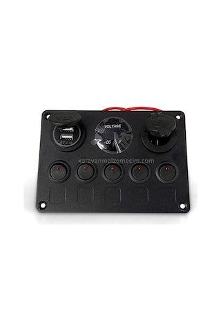 Bfy Switch Panel 5'li Kombine Sigorta Paneli