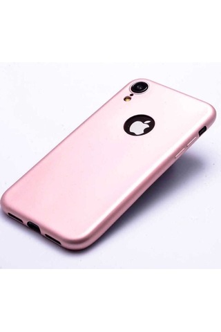 Apple Uyumlu iPhone Xr 6.1 Kılıf Zore Premier Silikon Kapak Rose Gold