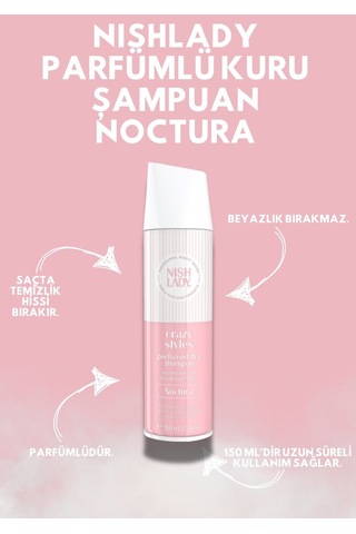 Nıshlady Parfümlü Kuru Şampuan Noctura 150 Ml