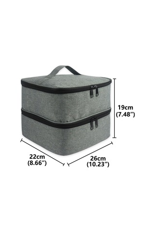 Reedark 30'li Tırnak Boyası Taşıma Çantası - Çift Katlı, Pembe, Dayanıklı Ve Pratik Diğer