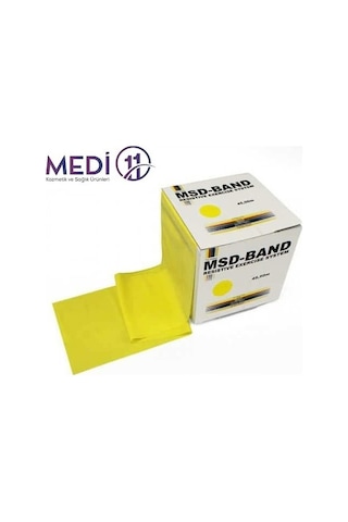 Moves Band 1.5 Metre Sarı Egzersiz ve Pilates Direnç Bandı Sarı