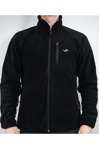 Jump 3 Cepli Slim Fit Mevsimlik Polar Mont Siyah