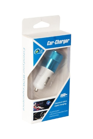 Powermaster Usb 2 Port 5 Volt 2.1 Amper Çakmak Araç Şarjı
