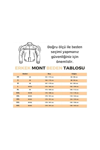 Motoanl Motosiklet Montu 3 Katmanlı Kışlık Astar Long Model 4 Mevsim Maxdura Kumaş Stelvıo Mont Turuncu