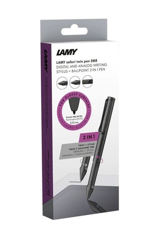 Lamy Safarı Twın Pen All Black Multıfonksıyonlu Dıgıtal Kalem Pc/el Siyah