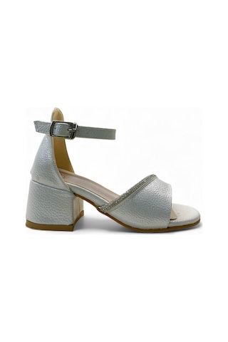 706 Kız Çocuk Okul Öncesi Topuklu Abiye Ayakkabı Sedef