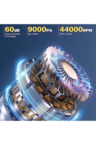 Amigaelegant Araba Elektrikli Süpürgesi, 12000pa Yüksek Güçlü Mini Taşınabilir Elektrikli Süpürge