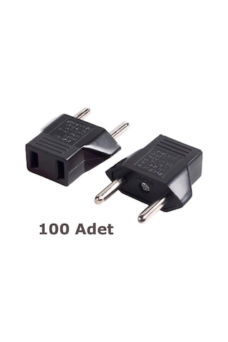 Wozlo Amerikan Tipi Fiş Çevirici Priz Dönüştürücü Adaptör - 100 Adet