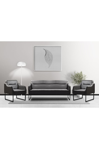 Ofiscombin Ofis Büro Koltuk Kanepe Oturma Takımı Ofis Koltuğu Gruplar Toskano Antrasit Felicia311