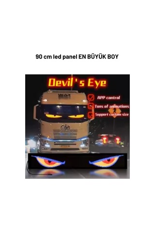 Esnek Katlanabilir Panel Led Cama Yapışır Uygulama İle Kontrol Dijital Tabela Kayar 90cm 16x64 Led