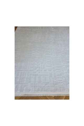 Badelya Home London 001 Krem Bambu Akrilik Yumuşak Modern Özel Kesim Salon Koridor Halısı 001-krem
