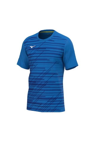 Mizuno Chiba Erkek Tişört Mavi Çok Renkli