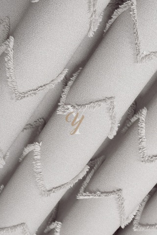 Jakar Kesme Fon Perde Ezgi V-6001 Ekru Ekru