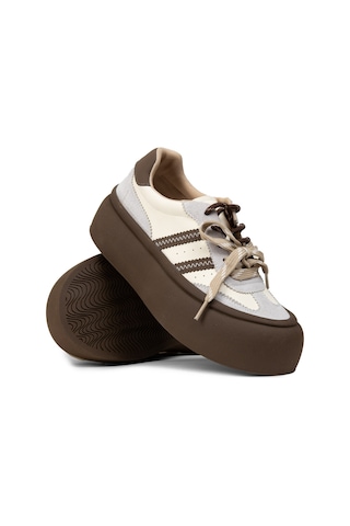 Deery Kadın Bej Sneaker Ayakkabı - E8004zbejc01 Bej