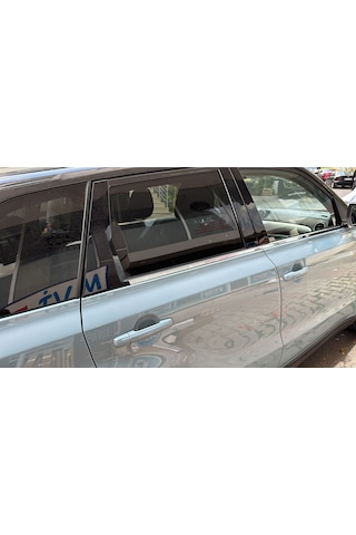 Suzuki Vitara 2016-2024 Cam Çıtası 4 Parça Krom Paslanmaz Çelik