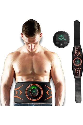 Artfulabode Zayıflama Tonlama Masaj Kemeri Leezsing Göbek Bölgesi İçin Fitness Ems Ekipmanı Egzersiz Antrenörü Jl Çok Renkli