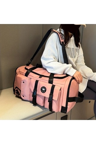 Sandwich Motion003 Eonothem Mavi Büyük Kapasiteli Çok Bölmeli Ayarlanabilir Askılı Kraliyet Mavisi Seyahat Çantası Mavi