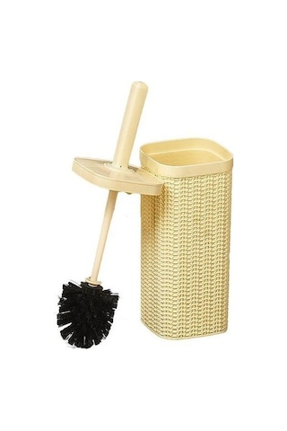 Rattan Wc Klozet Temizleme Fırçası - Antrasit Çok Renkli