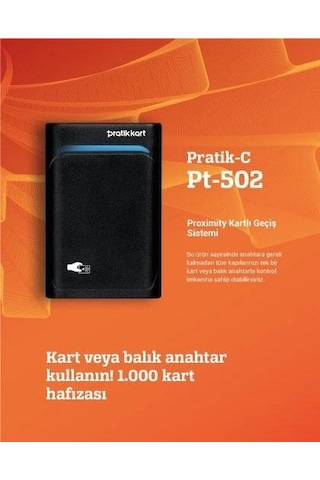 Pratikkart C Pt-502 Kartlı Geçiş Kontrol Sistemi