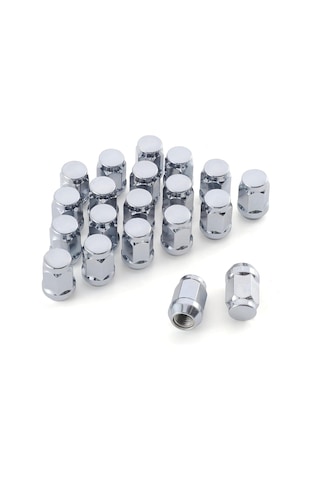 Nayomiglow M12x1.5 Tekerlek Somunları, Tek Parça Tasarım Çıkıntı Acorn Krom Tekerlek Somunları Diğer