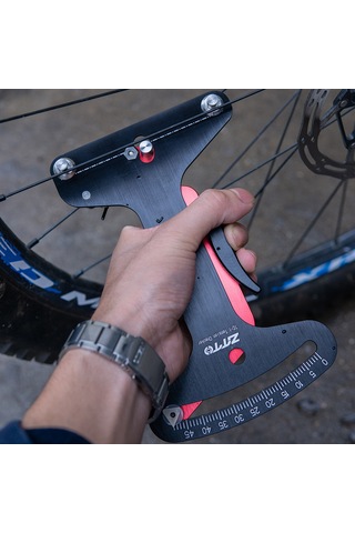 Geeroyoo Ztto Bisiklet Tekerlek Teli Gerginlik Ölçer - Alüminyum Alaşım - 20cm - Siyah Siyah