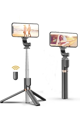 Pro K8 Selfie Çubuğu -130 Cm Uzaktan Kumandalı
