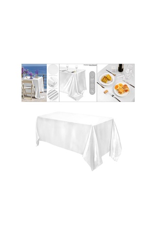 Suntek Restoranlar Düğün Kafeler Için Dikdörtgen Masa Beyaz