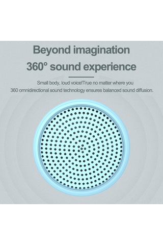 Teltree Düşük Tüketimli Bt 5.0 Mini Hoparlör, Taşınabilir Outdoor Ses Cihazı, 3w Güç, 400mah Pil, Mavi Renk