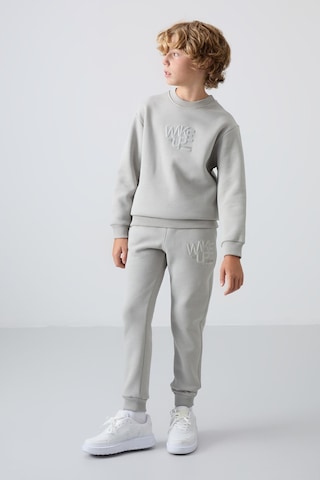 Tommylife Tommy Life Taş Pamuklu Kalın İçi Tüylü Yumuşak Dokulu Standart Fit Baskılı Erkek Çocuk Eşofman Takım - 11253 Taş Rengi Taş